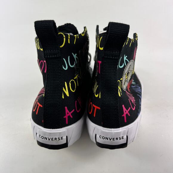 Converse untitled hi not a Chuck mens size 10.5 multi rainbow athletic shoes NEW - Picture 7 of 11